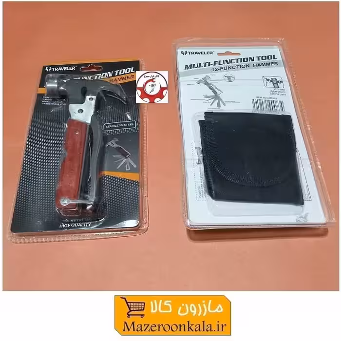 ابزار چکش چند کاره Traveler Multi-Function Tool مدل 12 کاره HAC-009