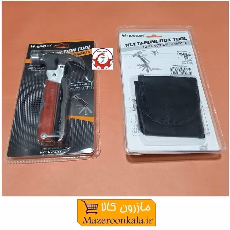 ابزار چکش چند کاره Traveler Multi-Function Tool مدل 12 کاره HAC-009