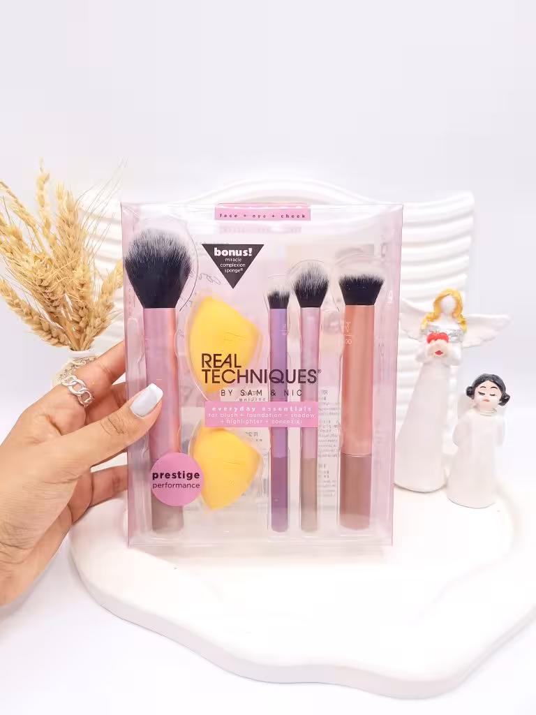 ست براش و پد آرایشی ریل تکنیکس REAL TECHNIQUES حاوی 6 عددی کد 1997