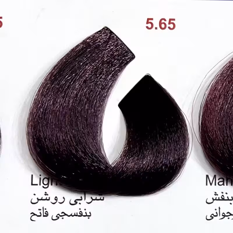 شرابی روشن 5.65 ،رنگ مو کم آمونیاک پیلون ویک عدد اکسیدان | amazonchi