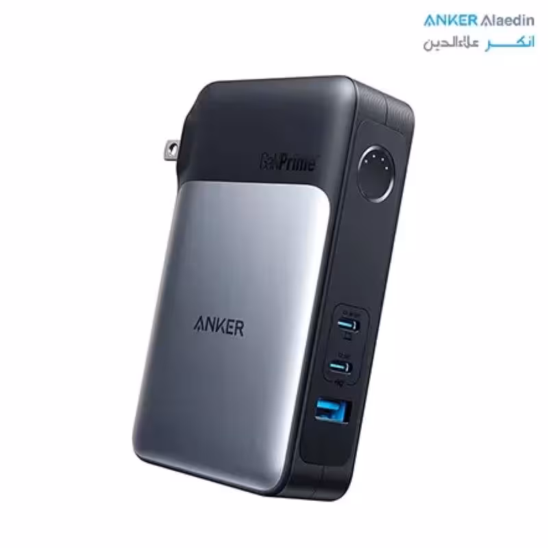 شارژر پاوربانک انکر A1651 65W 2in1 GaNPrime 2pin 10000mAh
