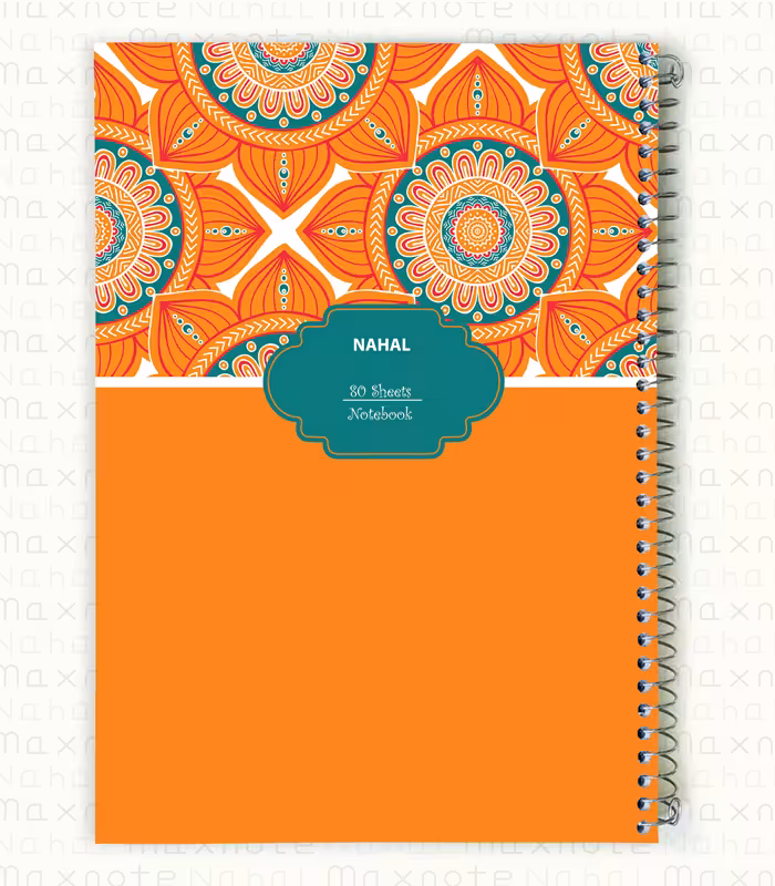 دفتر 80 برگ سیمی کد 3810.طرح 5