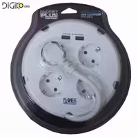 رابط 4 خانه برق  2 خانه USB مارک (K-NET PLUS)