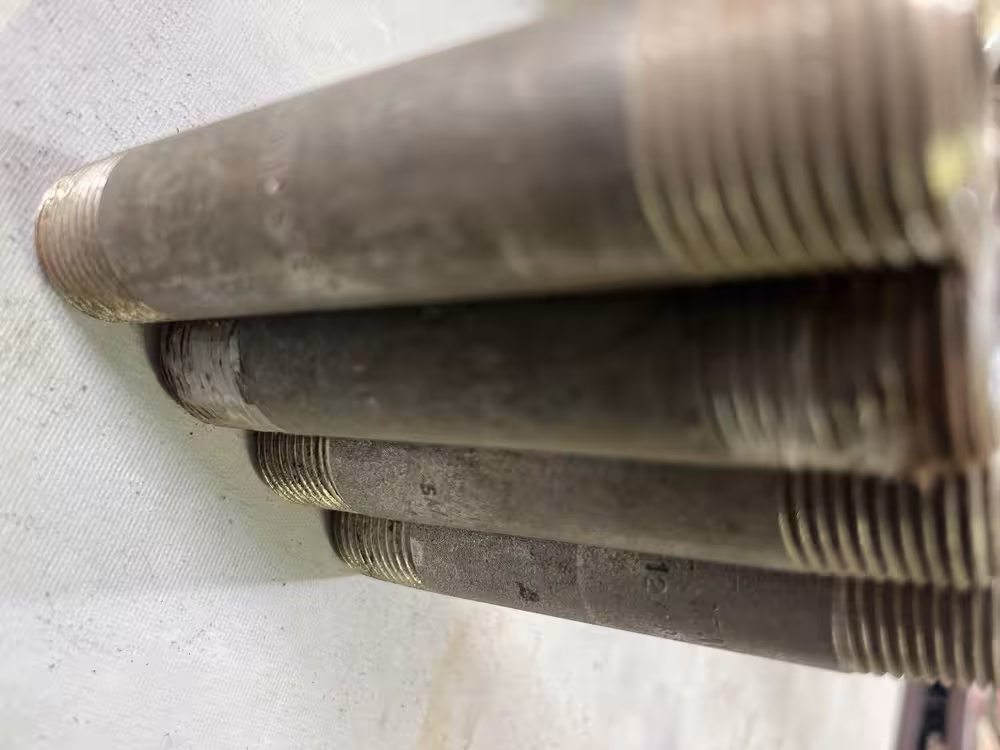 نیپل دوسر دنده 2 /1 اینچ رده 160 از جنس SA/A 312 TP 316