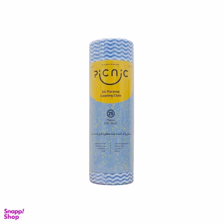 دستمال چند منظوره پیکنیک (Picnic) رول 25 عددی