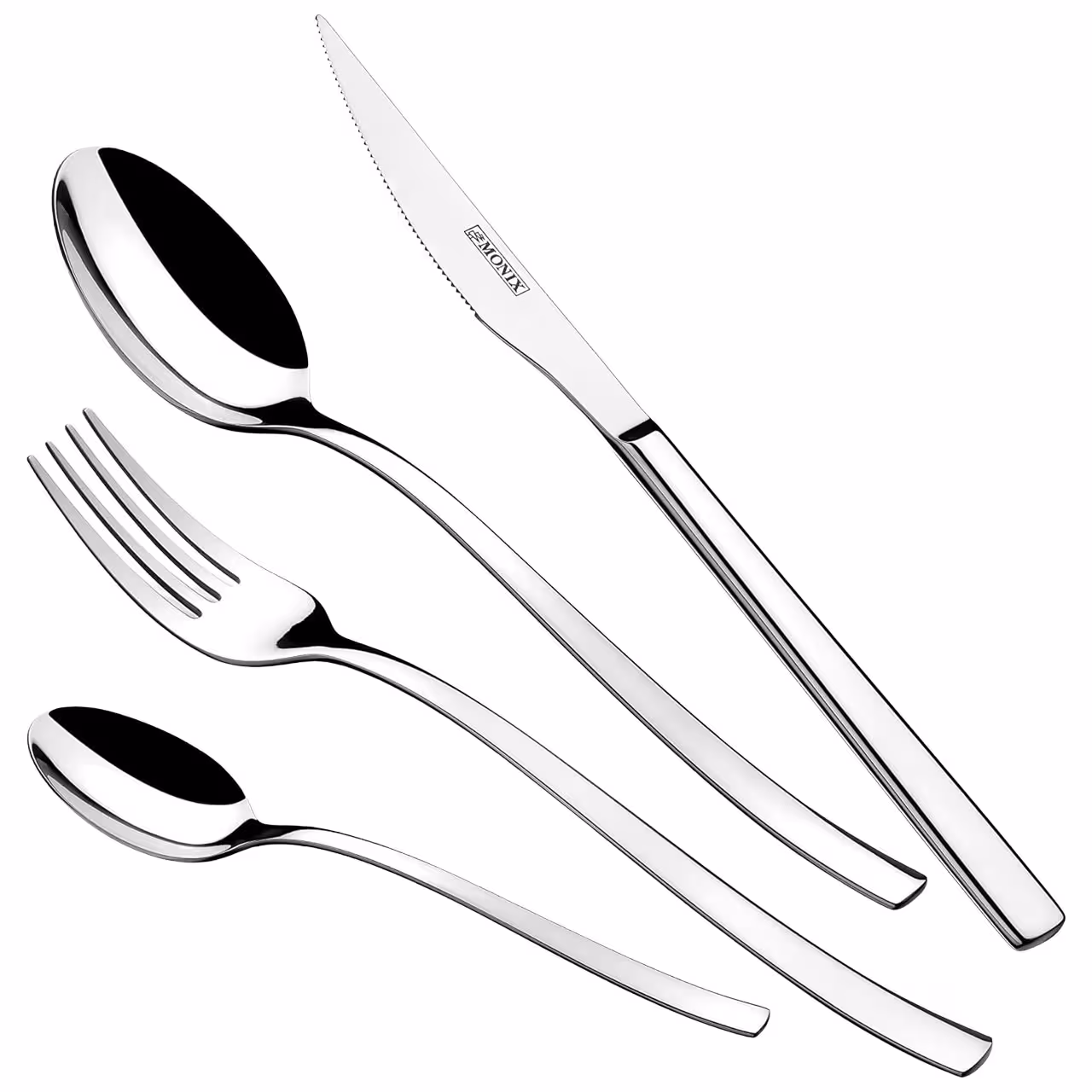 سرویس قاشق و چنگال 24 پارچه مونیکس مدل Genoa