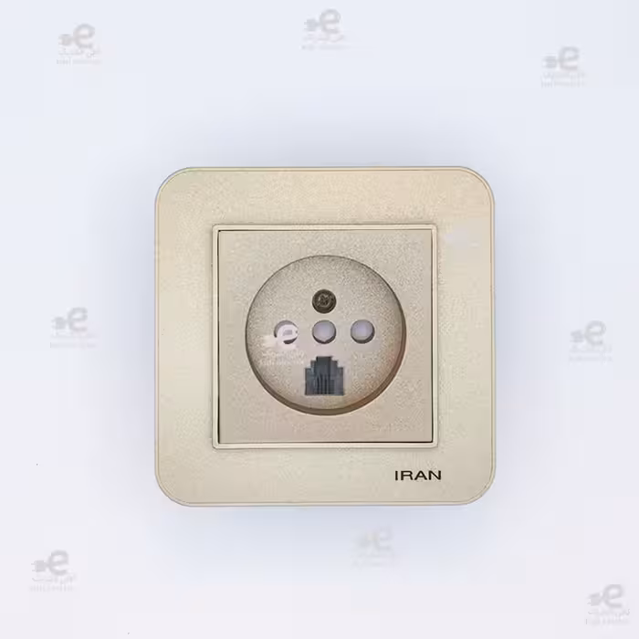 پریز تلفن دو کاره ارس بژ | ایران الکتریک