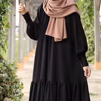 مانتو پیراهنی بلند ابروبادی