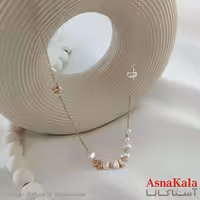 گردنبند ژوپینگ مینیمال دخترانه مدل مروارید ظریف کد GNB161039W