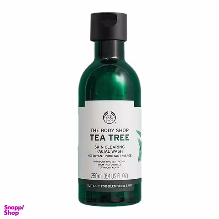 ژل شستشو صورت بادی شاپ مدل TEA TREE حجم 250 میلی لیتر
