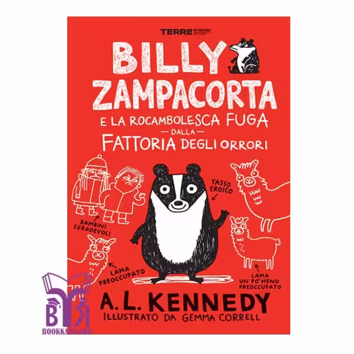کتاب داستان ایتالیایی Billy Zampacorta e la rocambolesca fuga dalla fattoria degli orrori