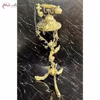 تلفن سلطنتی برنزی، طرح فرشته بالدار ایستاده، دارای پایه، شیک و سبک