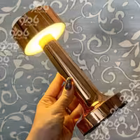 آباژور لمسی شارژی دمبل مسی بلند