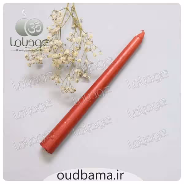 شمع قلمی قرمز 20 سانتیمتر
