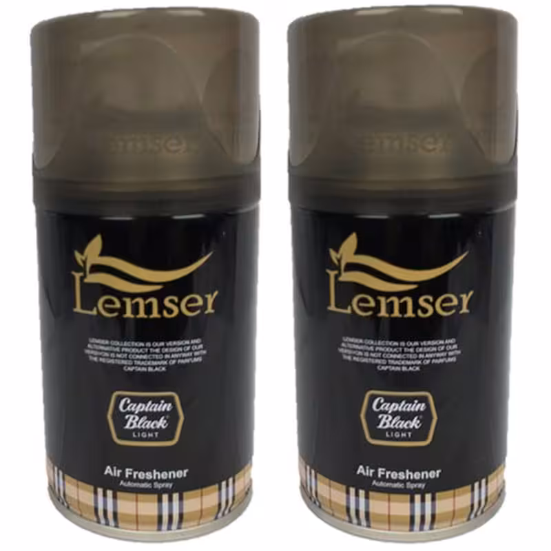 اسپری خوشبوکننده هوا لمسر مدل کاپیتان بلک حجم 250 میلی لیتر مجموعه 2 عددی | کالا مکس