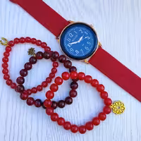 ست ساعت دستبند دخترانه مهره ای