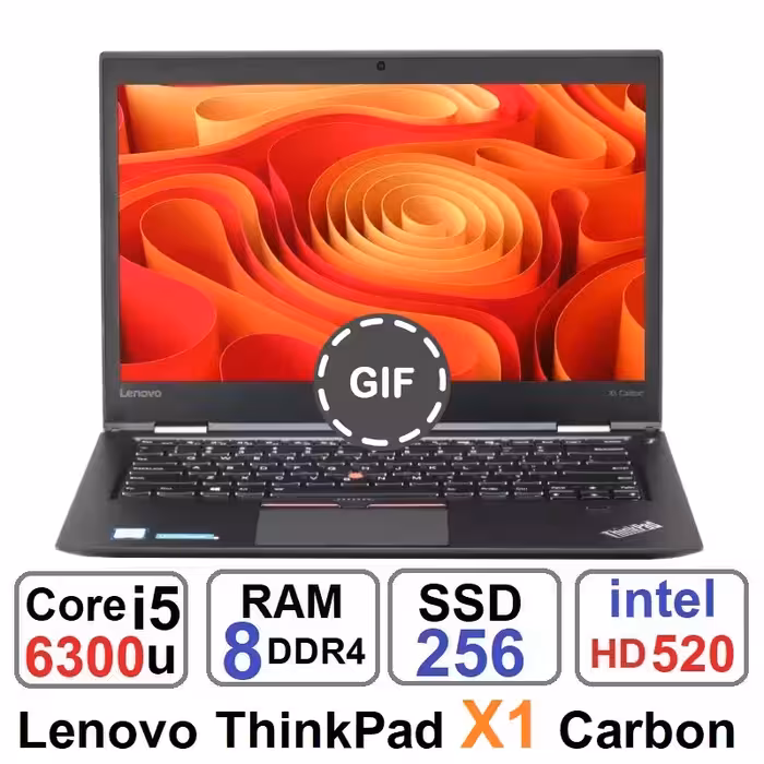 لپ تاپ Lenovo ThinkPad x1 carbon Core i5 6300u رم8
