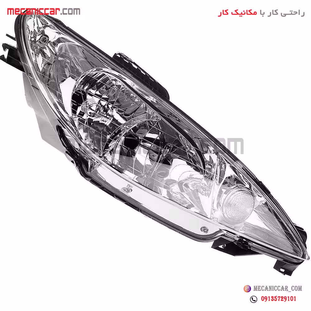 چراغ جلو راست پژو 206 با موتور