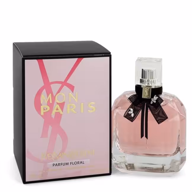 عطر و ادکلن زنانه ایو سن لورن مون پاریس پارفوم فلورال ادوپرفیوم YVES SAINT LAURENT (YSL) MON PARIS PARFUM FLORAL EDP FOR WOMEN