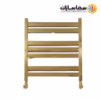رادیاتور حوله خشک کن رویال استیل فلت طلایی مات 7 لول