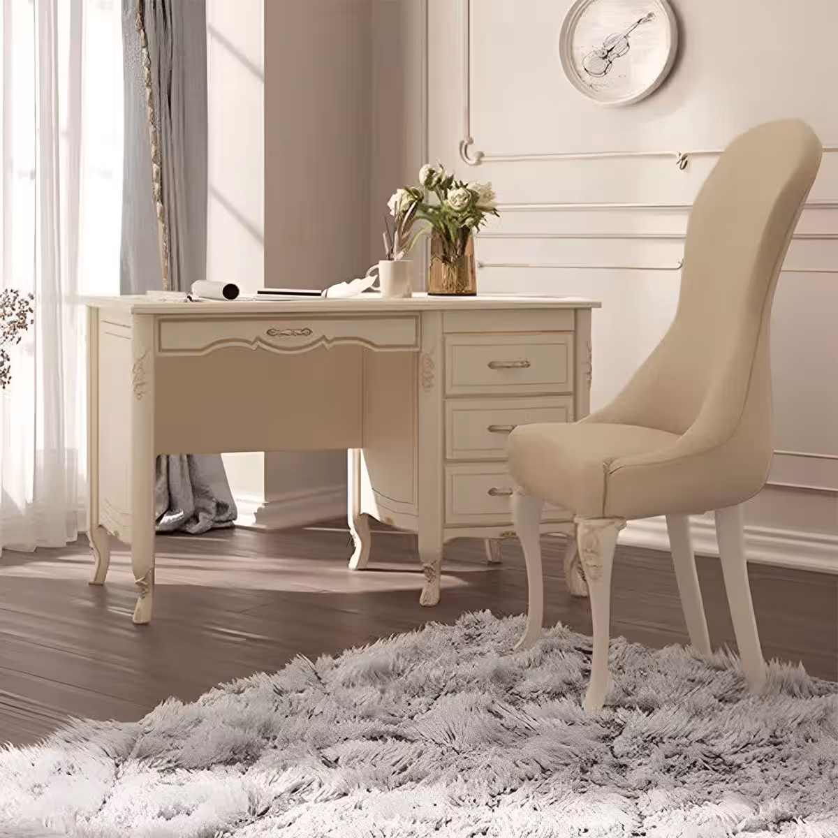 ست میز تحریر و صندلی کاترین بالسا