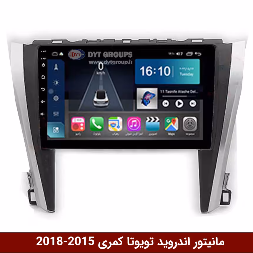 مانیتور اندروید تویوتا کمری 2015-2018 برند وینکا مدل Winca GL855 سری S500