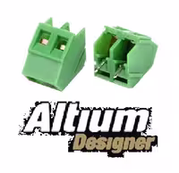کتابخانه ترمینال KF103-2PIN برای نرم‌افزار ALTIUM DXP