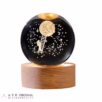 چراغ خواب گوی کریستالی مدل نردبان ماه