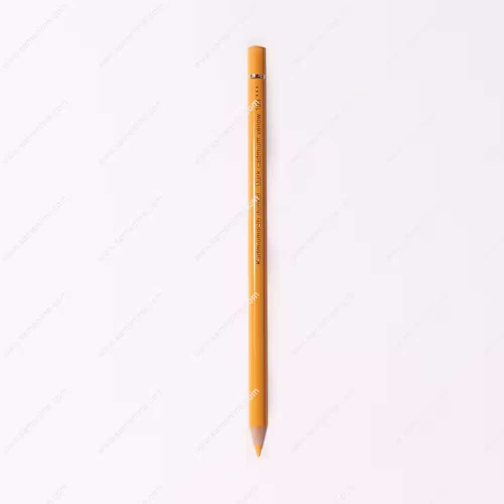 مداد رنگی فابر کاستل تکرنگ مدل پلی کروم کد dark cadmium yellow 108