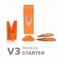 رنده اسلایسر برنر Borner مدل V3 آلمانی اصل رنگ نارنجی (V3 STARTER)