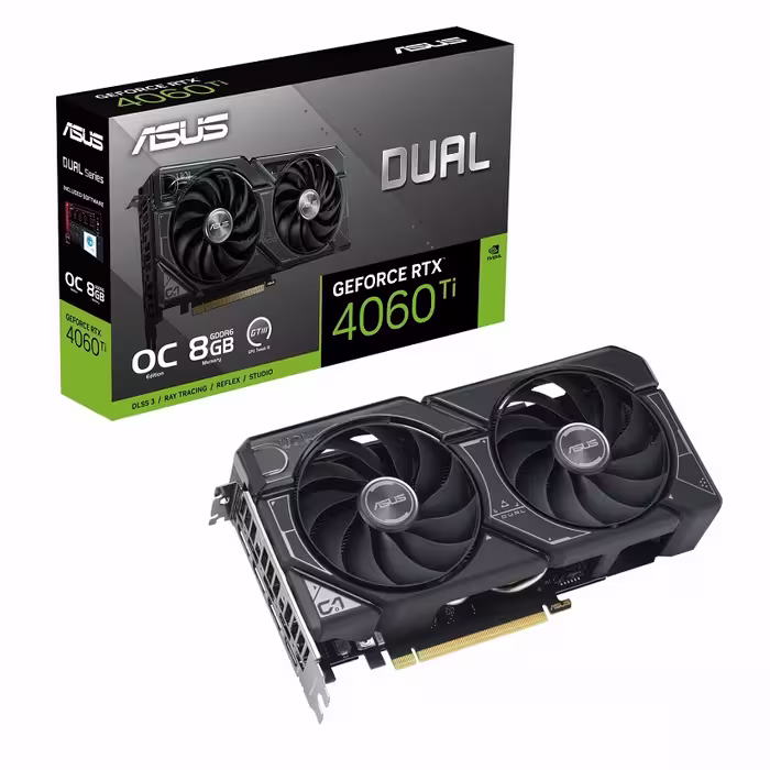 کارت گرافیک ASUS Dual GeForce RTX 4060 Ti OC Edition 8GB GDDR6