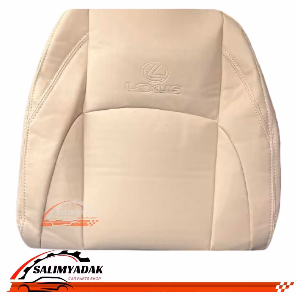 روکش صندلی لکسوس es350 کرم شیری چرم کنسول فابریک