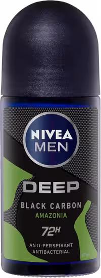 رول ضد تعریق مردانه نیوآ مدل Deep Black Carbon Amazonia حجم 50 میل