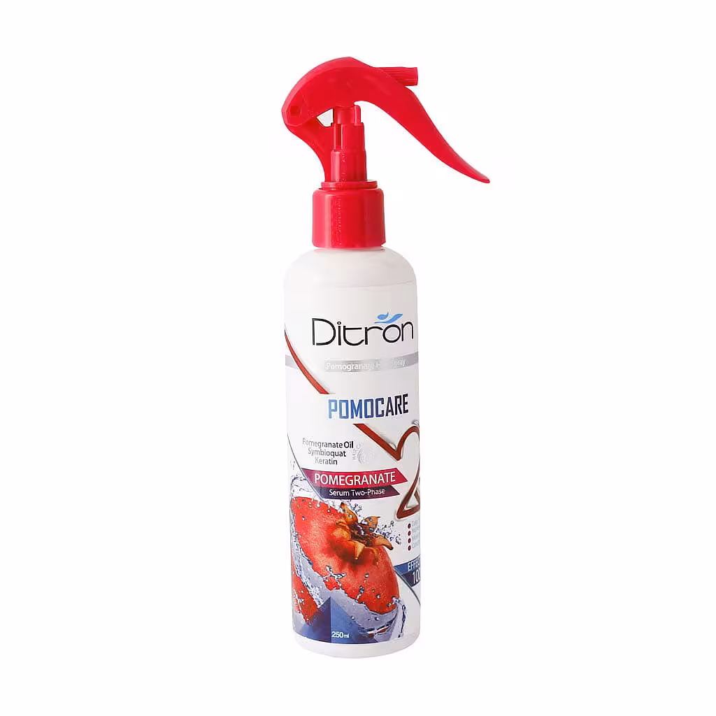 قیمت خرید اینترنتی سرم دو فاز موهای رنگ شده انار دیترون250 میل | فارموکسین