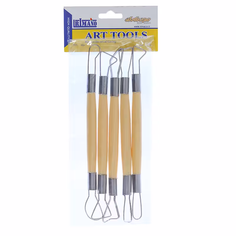 ابزار مجسمه سازی دوسر فلزی 5 عددی