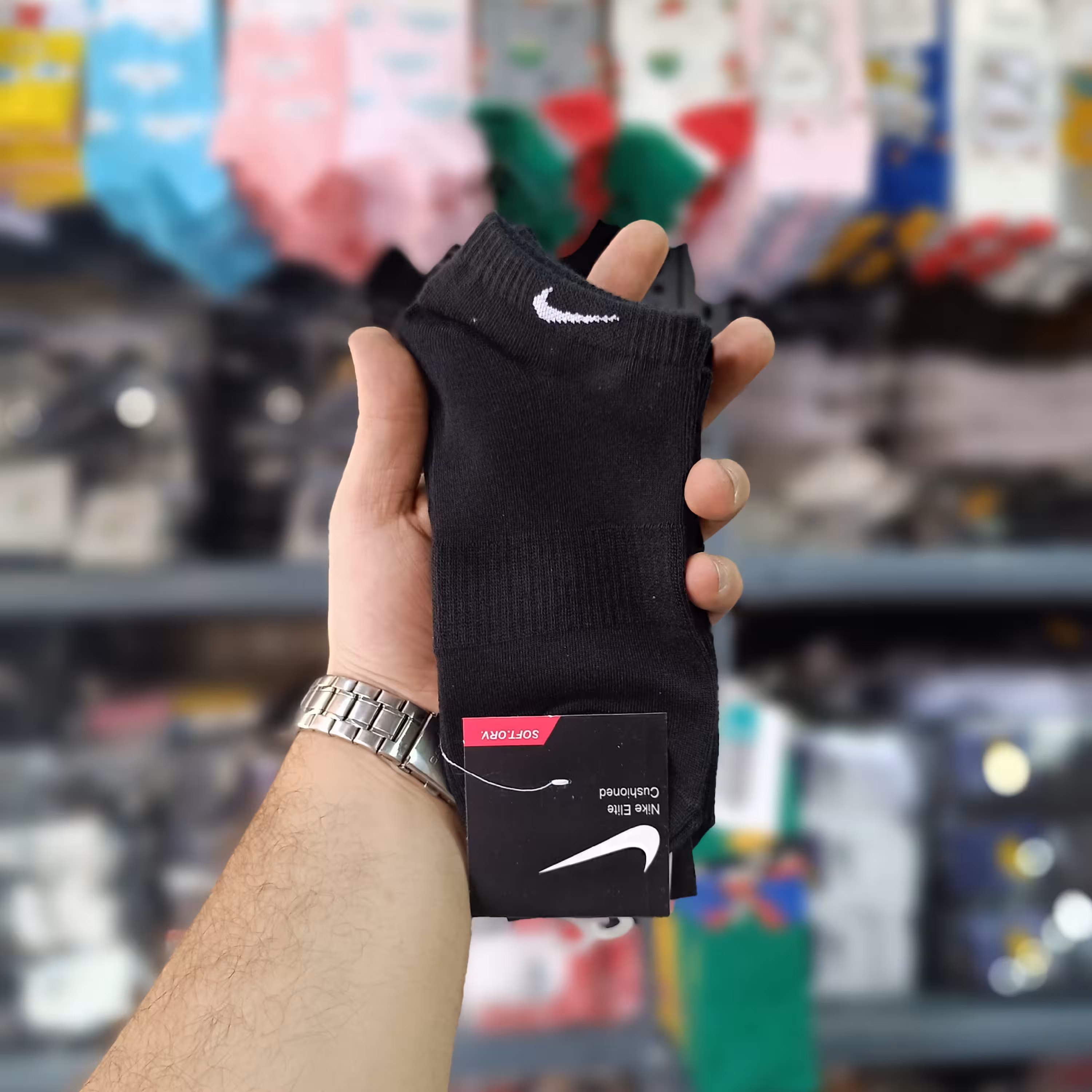 جوراب کش اسپرت طرح نایک در سه رنگ