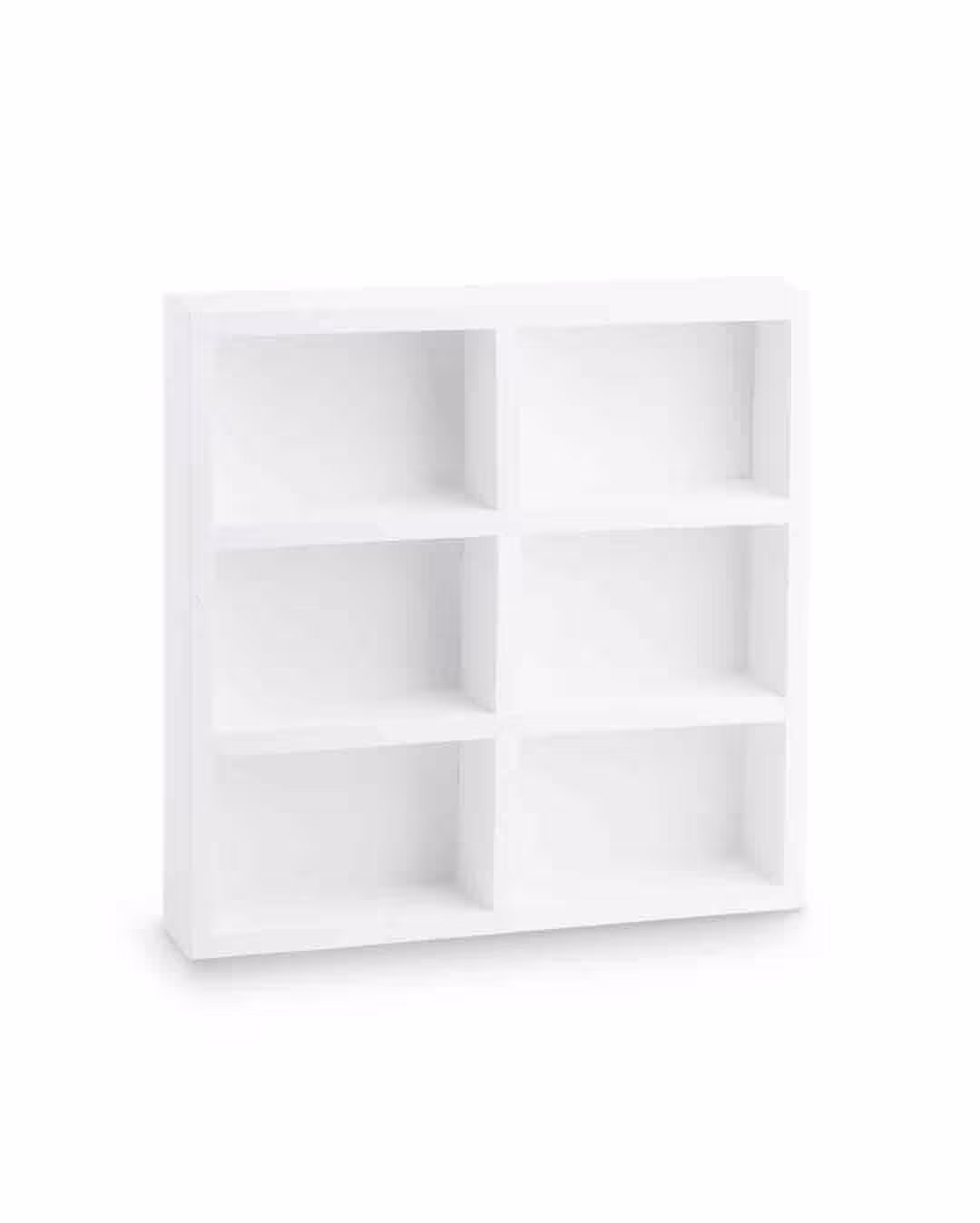 شلف چوبی 6 خانه سفید