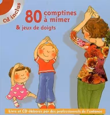 دانلود کتاب 80 comptines a mimer et jeux de doigts