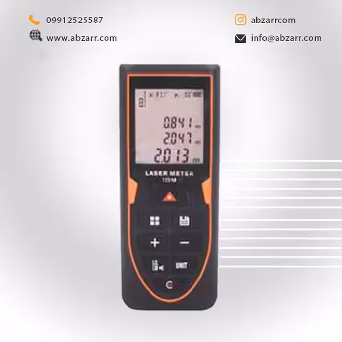 متر لیزری 120 متری با خطوط سبز P.M مدل LMG120 (( اقساط یک ساله ))