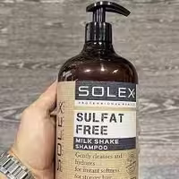 شامپو سولکس بدون سولفات مدل Milk shake  حاوی شیر بز حجم 1000 میل