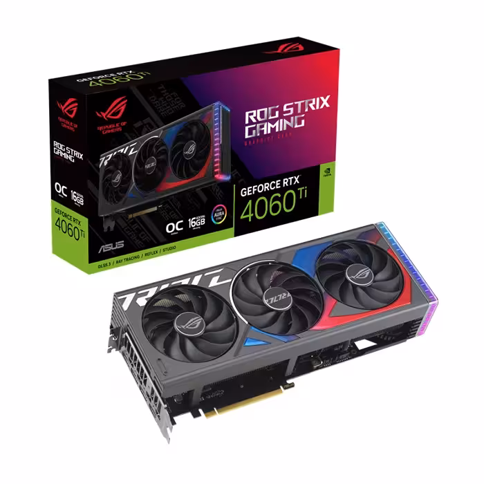 کارت گرافیک ایسوس ROG Strix GeForce RTX 4060 TI OC Edition 16GB