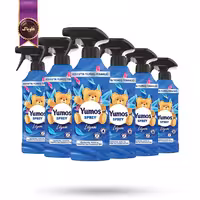 6 عدد اسپری خوشبو کننده چند منظوره یوموش Yumos رایحه گل لیلیوم Lilyum حجم 450 میلی لیتر (اورجینال)