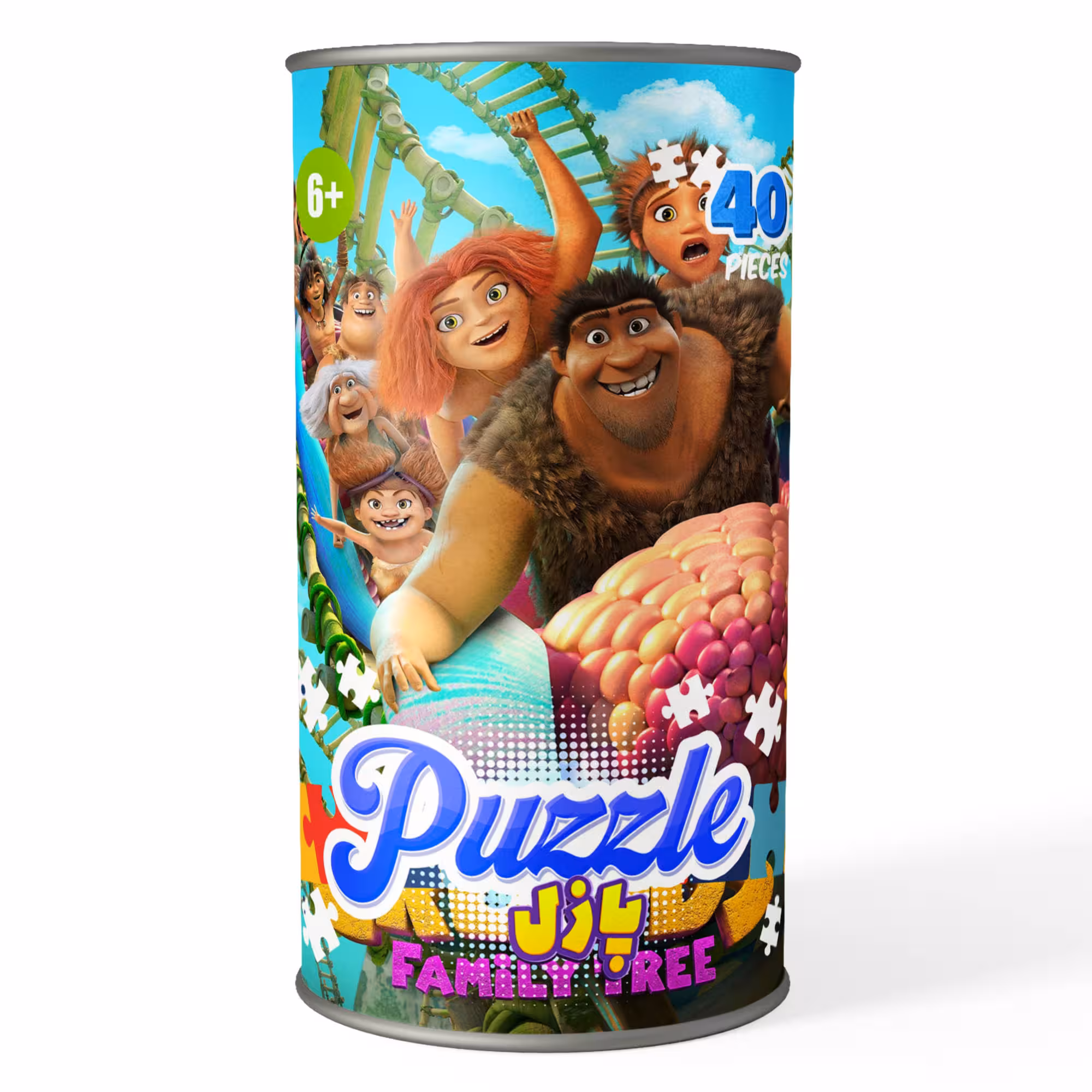 پازل 40 تکه کارتون غارنشین ها