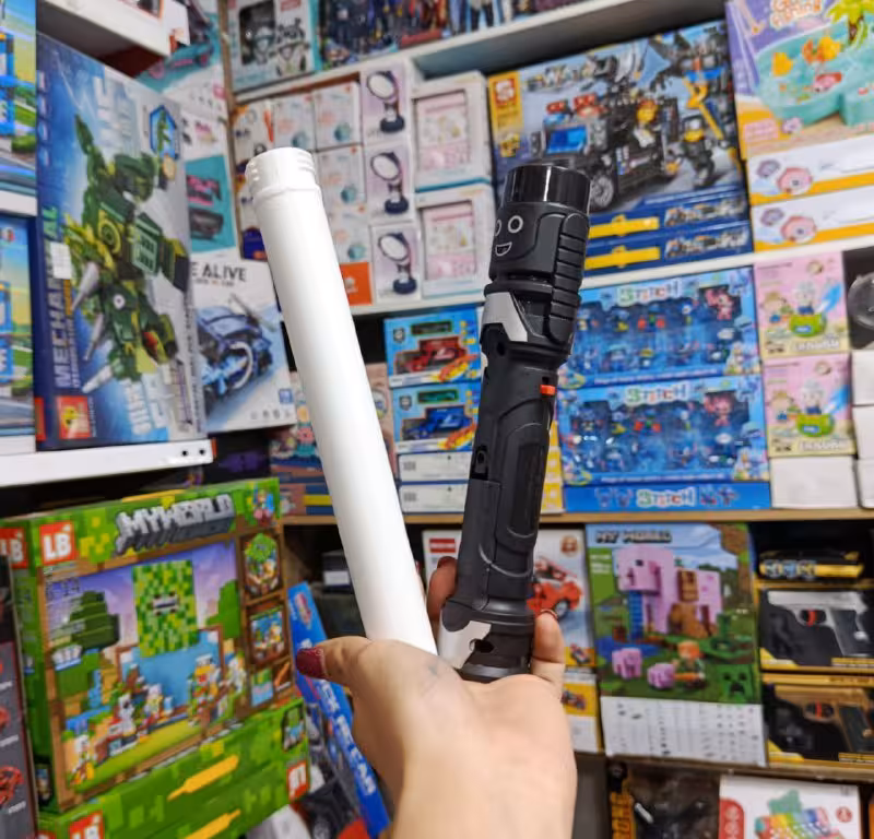 شمشیر باطریخور موزیکال چراغدار