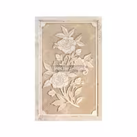 تابلو سنگ طرح گل محمدی