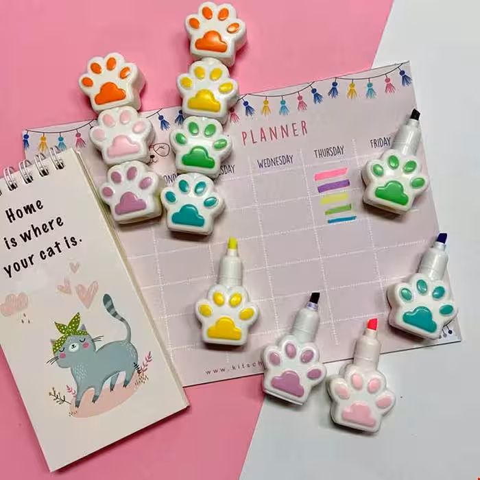 ماژیک هایلایتر (علامت زن) فانتزی – پنجه گربه ای