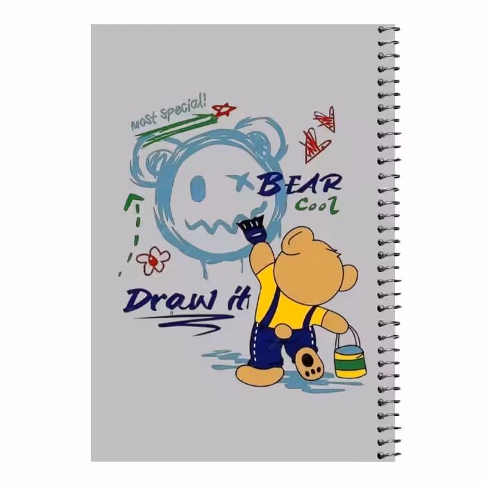 دفتر مشق 80 برگ اس جی مدل تدی نقاش