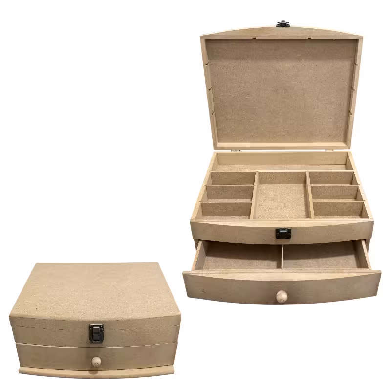 بیس MDF جعبه لوازم آرایشی 25 در 30 سانت