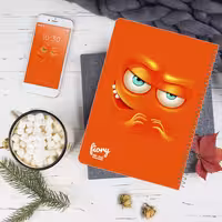 دفتر مشق مستر راد مدل ایموجی طرح زیرک کد 1567 Emoji