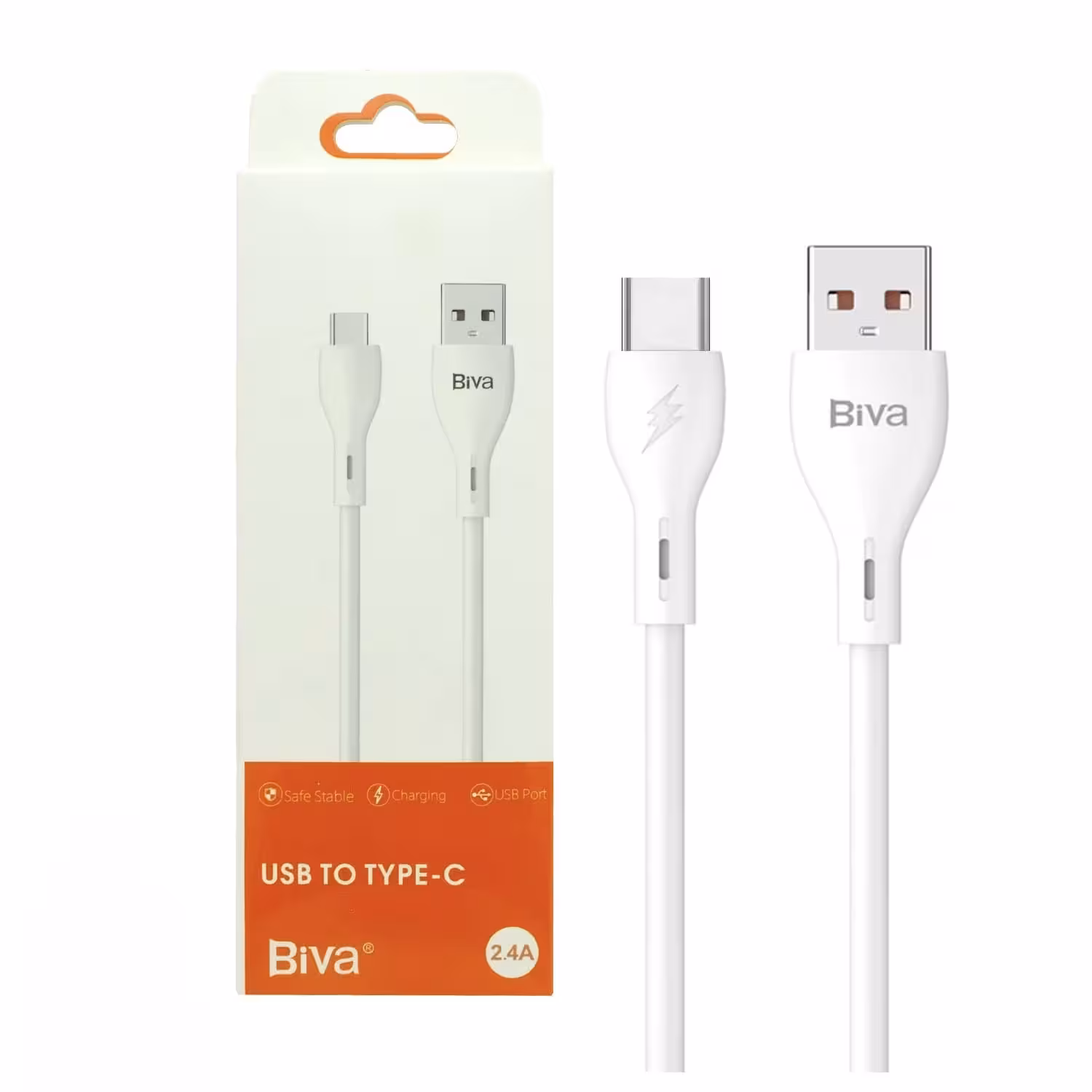 کابل شارژ تایپ سی Biva